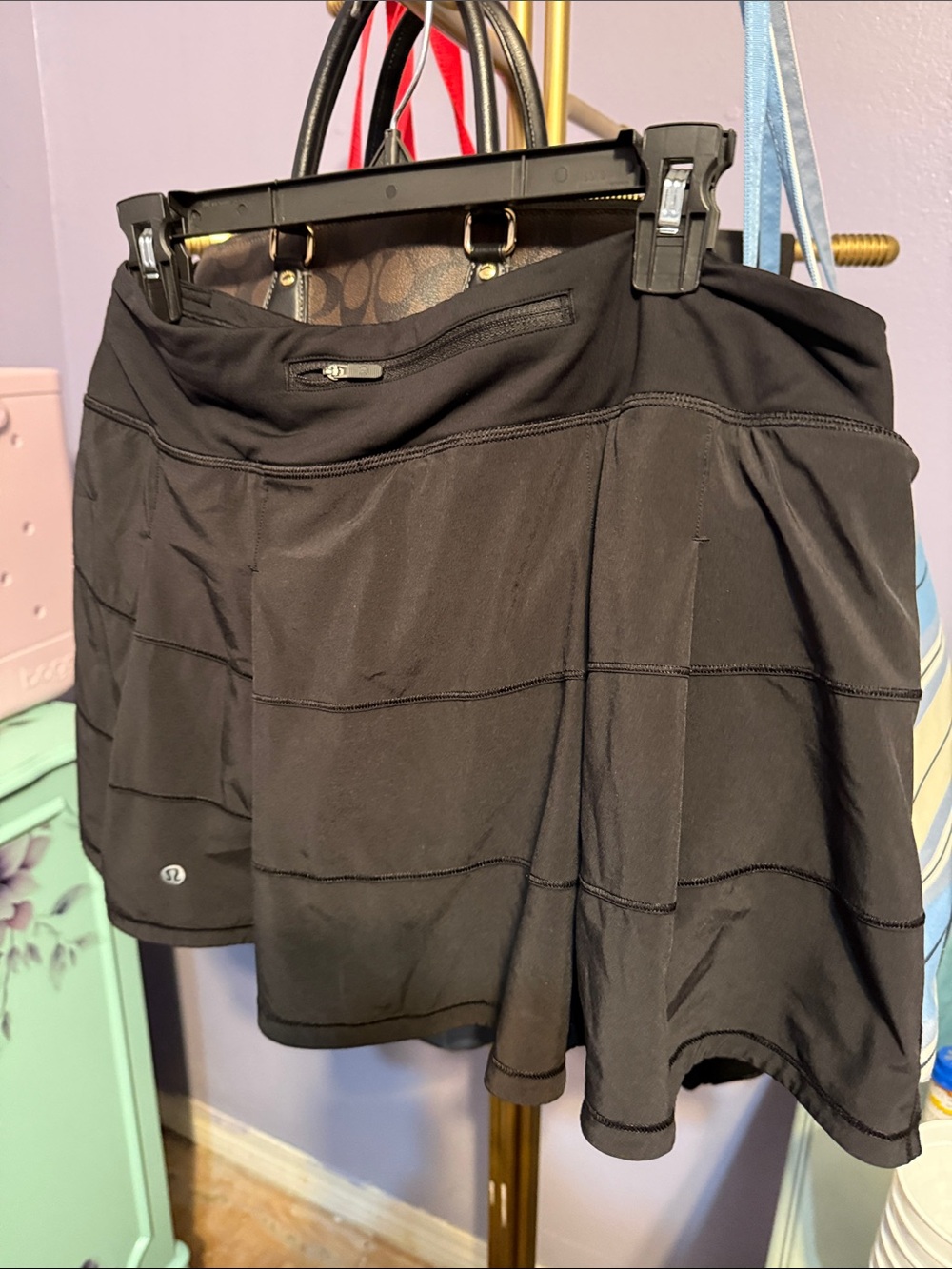 lululemon athletica Black Skirted Athletic Shorts